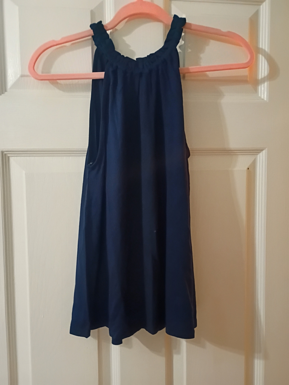 Double Zero Navy Blue Halter Tank Top